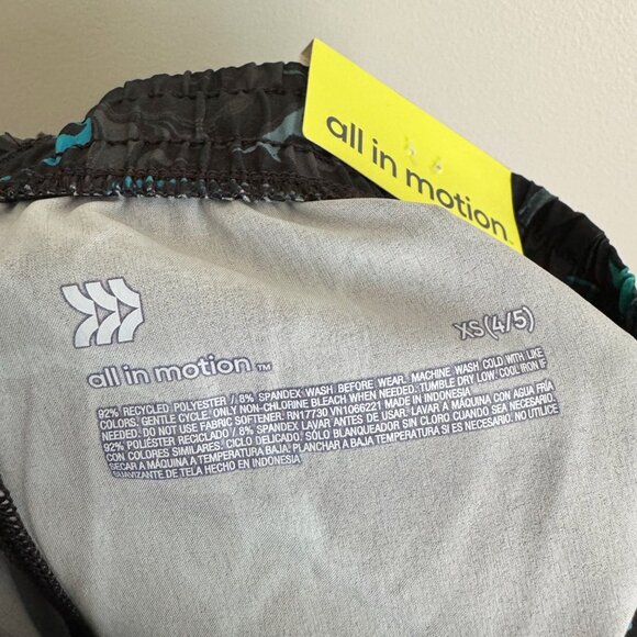 NEW All In Motion Boys' Hybrid Shorts Size XS (4/5) - Picture 5 of 5